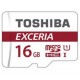 TARJETA MEMORIA MICRO SD 16GB TOSHIBA clase 10 (canon incluido)