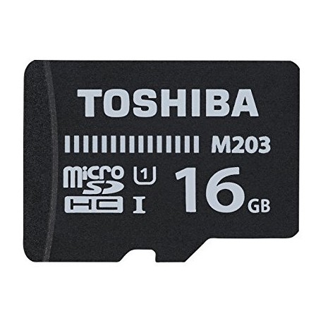 TARJETA MEMORIA MICRO SD 16GB TOSHIBA clase 10 S/A (canon incluido)