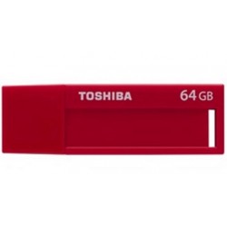 MEMORIA USB 64GB TOSHIBA ROJO 3.0 U302 (canon incluido)