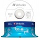 CD VIRGEN VERBATIM BOBINA 25 UDS -R (canon incluido)