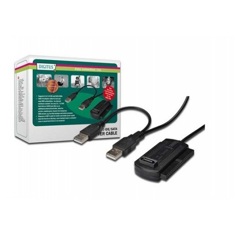 ADAPTADOR HDD EXTERNO USB2.0 A IDE Y SATA DIGITUS DA-70148-3